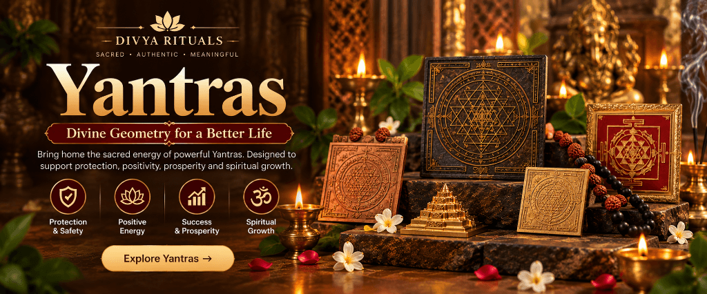 Explore Divya Rituals Sacred Vedic Yantras - Divine Geometry for a Better Life