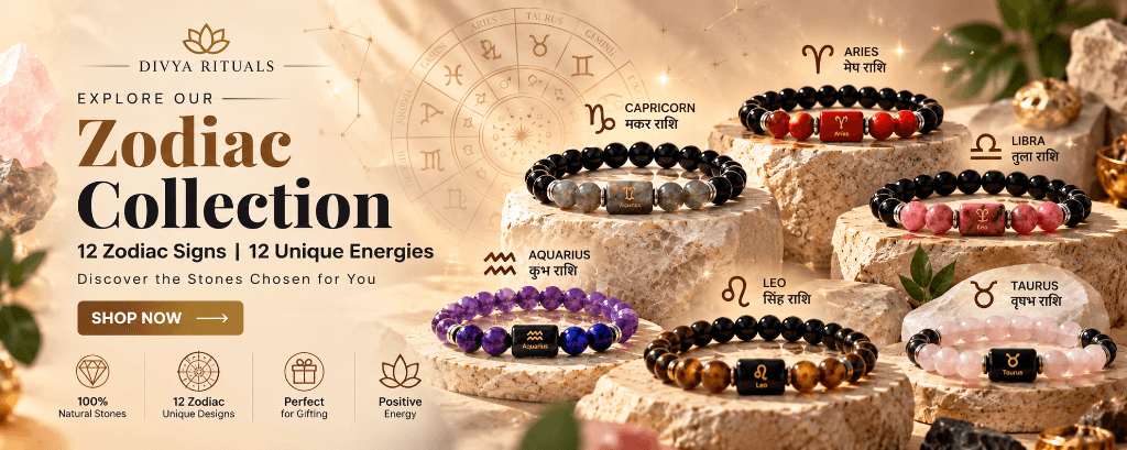 Explore Divya Rituals Zodiac Bracelets Collection - 12 Zodiac Signs
