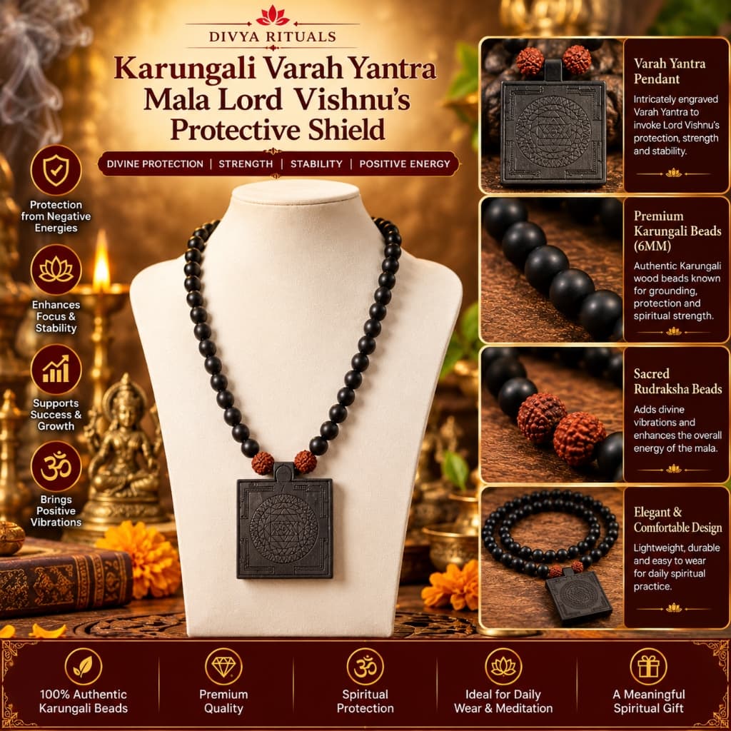 Karungali Varah Yantra Mala – Lord Vishnu’s Protective Shield